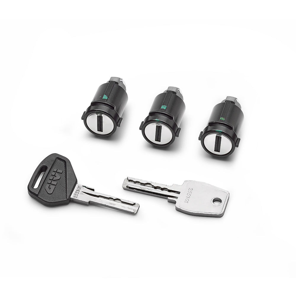 KIT CHIAVE SOSTITUIBILE GIVI, 3 CILINDRETTI