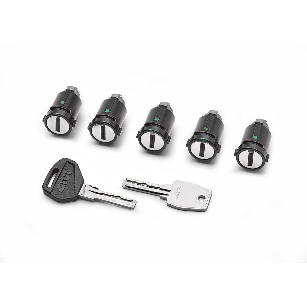 KIT CHIAVE SOSTITUIBILE GIVI, 5 CILINDRETTI
